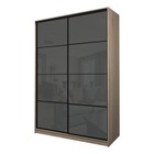 Шкаф - купе Max-МШ-23-6-16-22, 1600×600×2300 мм, цвет дуб сонома/стекло тёмно - серое - Фото 1