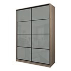 Шкаф-купе Max-МШ-23-6-16-22, 1600×600×2300 мм, цвет дуб сонома / стекло светло-серое - Фото 1