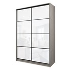 Шкаф-купе Max-МШ-23-6-16-22, 1600×600×2300 мм, цвет ясень шимо светлый / стекло белое - Фото 1