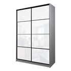 Шкаф-купе Max-МШ-23-6-16-22, 1600×600×2300 мм, цвет ясень анкор светлый / стекло белое - Фото 1