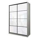 Шкаф - купе Max-МШ-23-6-16-22, 1600×600×2300 мм, цвет дуб крафт белый/стекло белое - Фото 1