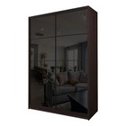 Шкаф-купе Max-МШ-23-6-18-22, 1800×600×2300 мм, цвет венге / стекло чёрное - Фото 1