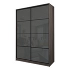 Шкаф-купе 2-х дверный Max 22, 1800×600×2300 мм, цвет ясень шимо тёмный / стекло тёмно-серое - Фото 1