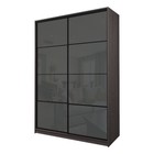 Шкаф-купе 2-х дверный Max 22, 1800×600×2300 мм, цвет ясень анкор тёмный / стекло тёмно-серое - Фото 1