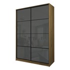 Шкаф-купе Max-МШ-23-6-18-22, 1800×600×2300 мм, дуб крафт золотой / стекло тёмно-серое - Фото 1