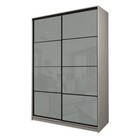 Шкаф-купе Max-МШ-23-6-18-22, 1800×600×2300 мм, ясень шимо светлый / стекло светло-серое - Фото 1
