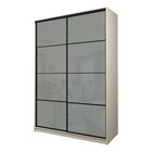 Шкаф-купе Max-МШ-23-6-18-22, 1800×600×2300 мм, цвет дуб молочный / стекло светло-серое - Фото 1