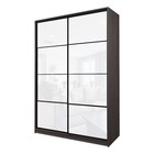 Шкаф-купе 2-х дверный Max 22, 1800×600×2300 мм, цвет ясень анкор тёмный / стекло белое - Фото 1