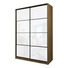 Шкаф-купе Max-МШ-23-6-18-22, 1800×600×2300 мм, цвет дуб крафт золотой / стекло белое - Фото 1