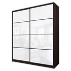 Шкаф-купе Max-МШ-23-6-20/2-22, 2000×600×2300 мм, цвет венге / стекло белое - Фото 1