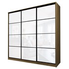 Шкаф-купе Max-МШ-23-6-24-222, 2400×600×2300 мм, цвет дуб крафт золотой / стекло белое - Фото 1