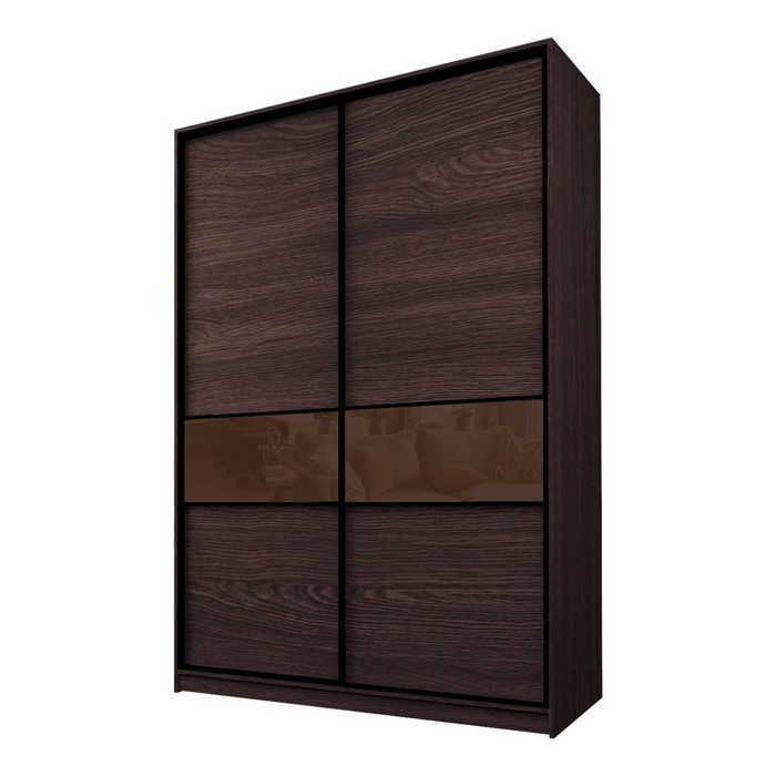 Шкаф-купе Max-МШ-23-6-16-99, 1600×600×2300 мм, цвет венге / стекло шоколад - Фото 1