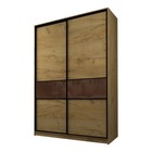 Шкаф-купе Max-МШ-23-6-16-99, 1600×600×2300 мм, цвет дуб крафт золотой / стекло шоколад - Фото 1