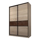Шкаф-купе Max-МШ-23-6-16-99, 1600×600×2300 мм, цвет дуб сонома / стекло шоколад - Фото 1