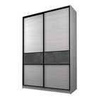 Шкаф - купе Max-МШ-23-6-16-99, 1600×600×2300 мм, цвет ясень анкор светлый/стекло тёмно - серое - Фото 1