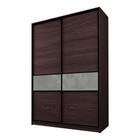 Шкаф-купе Max-МШ-23-6-16-99, 1600×600×2300 мм, цвет венге / стекло светло-серое - Фото 1