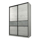 Шкаф-купе Max-МШ-23-6-16-99, 1600×600×2300 мм, цвет дуб крафт белый / стекло светло-серое - Фото 1