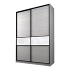 Шкаф-купе Max-МШ-23-6-16-99, 1600×600×2300 мм, цвет ясень анкор светлый / стекло белое - Фото 1