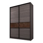 Шкаф-купе 2-х дверный Max 99, 1800×600×2300 мм, цвет ясень анкор тёмный / стекло шоколад - Фото 1