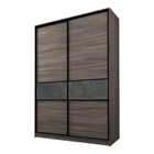 Шкаф-купе 2-х дверный Max 99, 1800×600×2300 мм, цвет ясень шимо тёмный / стекло тёмно-серое - Фото 1