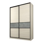 Шкаф-купе Max-МШ-23-6-18-99, 1800×600×2300 мм, цвет дуб молочный / стекло светло-серое - Фото 1