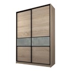 Шкаф-купе Max-МШ-23-6-18-99, 1800×600×2300 мм, цвет дуб сонома / стекло светло-серое - Фото 1