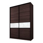 Шкаф-купе Max-МШ-23-6-18-99, 1800×600×2300 мм, цвет венге / стекло белое - Фото 1