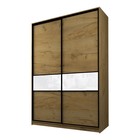 Шкаф-купе Max-МШ-23-6-18-99, 1800×600×2300 мм, цвет дуб крафт золотой / стекло белое - Фото 1