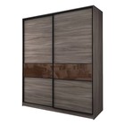 Шкаф-купе 2-х дверный Max 2/99, 2000×600×2300 мм, цвет ясень шимо тёмный / стекло шоколад - Фото 1