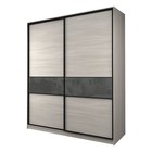 Шкаф - купе Max-МШ-23-6-20/2-99, 2000×600×2300 мм, цвет ясень шимо светлый/стекло тёмно - серое - Фото 1