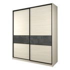 Шкаф-купе Max-МШ-23-6-22/2-99, 2200×600×2300 мм, цвет дуб молочный / стекло тёмно-серое - Фото 1