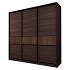 Шкаф-купе Max-МШ-23-6-24-999, 2400×600×2300 мм, цвет венге / стекло шоколад - Фото 1