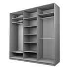 Шкаф-купе Max-МШ-23-6-24-999, 2400×600×2300 мм, цвет ясень анкор светлый / стекло шоколад - Фото 2