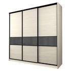 Шкаф-купе Max-МШ-23-6-24-999, 2400×600×2300 мм, цвет дуб молочный / стекло тёмно-серое - Фото 1