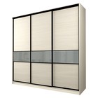 Шкаф-купе Max-МШ-23-6-24-999, 2400×600×2300 мм, цвет дуб молочный / стекло светло-серое - Фото 1