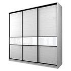 Шкаф-купе Max-МШ-23-6-24-999, 2400×600×2300 мм, цвет ясень анкор светлый / стекло белое - Фото 1