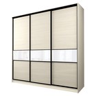 Шкаф-купе Max-МШ-23-6-24-999, 2400×600×2300 мм, цвет дуб молочный / стекло белое - Фото 1