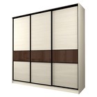 Шкаф-купе Max-МШ-23-6-24/2-999, 2400×600×2300 мм, цвет дуб молочный / стекло шоколад - Фото 1