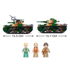 Конструктор Армия «Танк», 2 варианта сборки, 563 детали - Фото 2