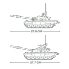 Конструктор «Модельки. Боевой танк», 2 варианта сборки, 770 деталей - Фото 2