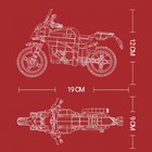 Конструктор Мото «Спортивный мотоцикл», 300 деталей - Фото 6