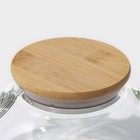 Заварочный чайник BellaTenero «Эко», 600 мл, 18×12×10 см, с бамбуковой крышкой, металлический фильтр, стекло - Фото 3