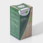 Банка для сыпучих продуктов BellaTenero «Эко», 1.3 л, 10×20.5 см, с бамбуковой крышкой, стекло - Фото 6