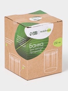 Банка для сыпучих BellaTenero «Эко», 150 мл, 5.5×7 см, с бамбуковой крышкой, стекло, прозрачная - Фото 8