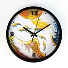Часы настенные "Рыбки", d-20 см, плавный ход - фото 320380658