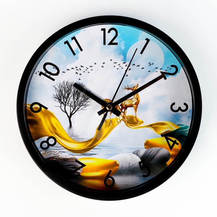 Часы настенные "Сказка", d-20 см, плавный ход - Фото 1