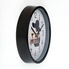 Часы настенные "Девушка", d-20 см, плавный ход - Фото 2