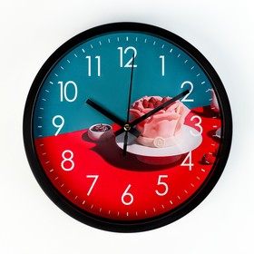 Часы настенные "Десерт", d-20 см, плавный ход
