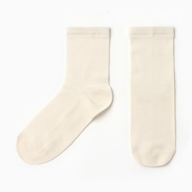 Носки женские MINAKU, цвет молочный, р-р 36-39 (23-25 см)