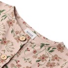 Платье для девочки MINAKU: Cotton collection цвет бежевый в цветочек, рост 104 см - Фото 3